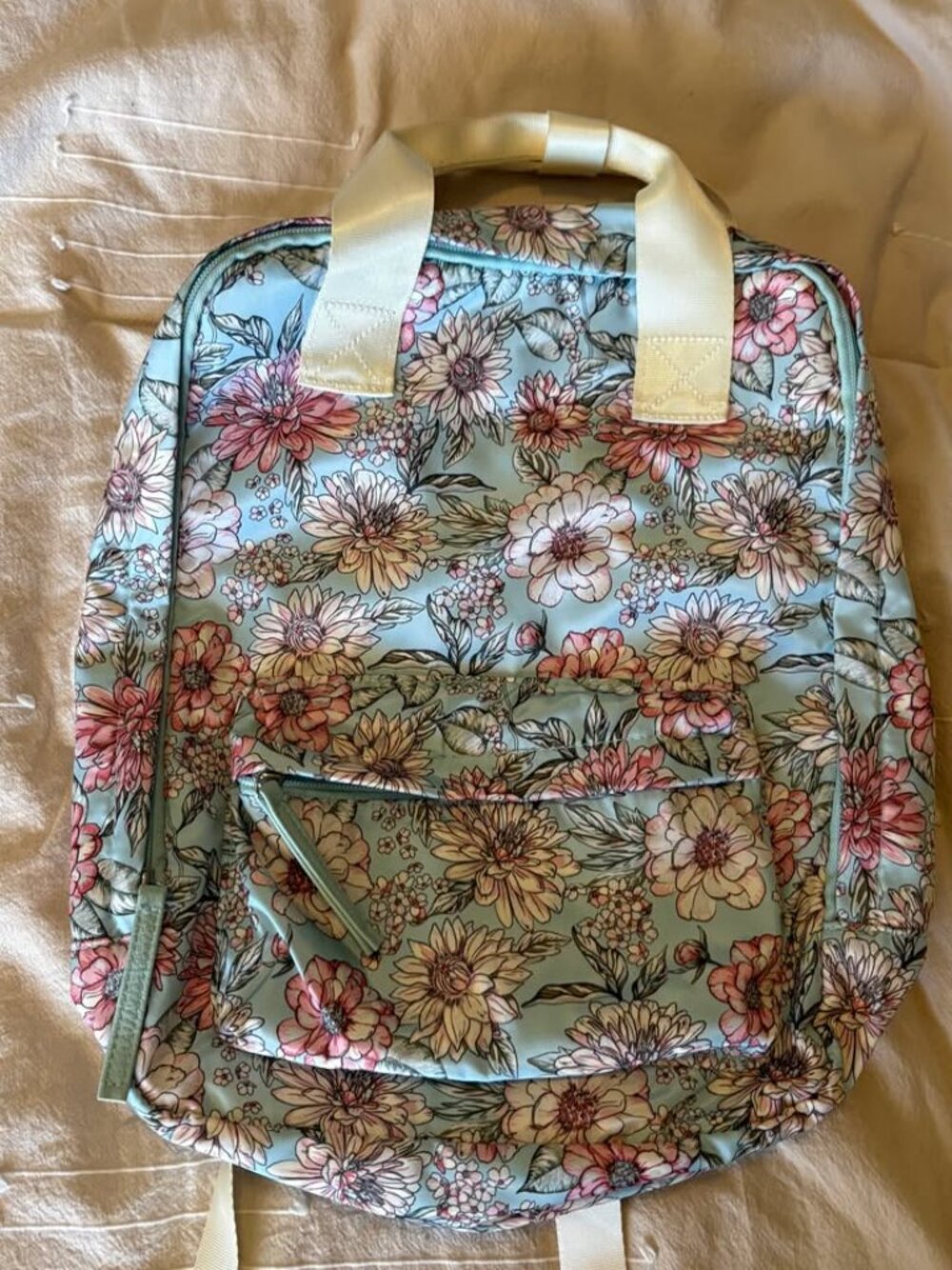 Floral Print Children's Backpack - Picture 5 of 7